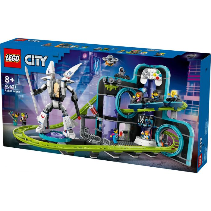LEGO 60421 City Achterbahn con Roboter-Mech 8 LEGO 60421 City Achterbahn con Roboter-Mech 8