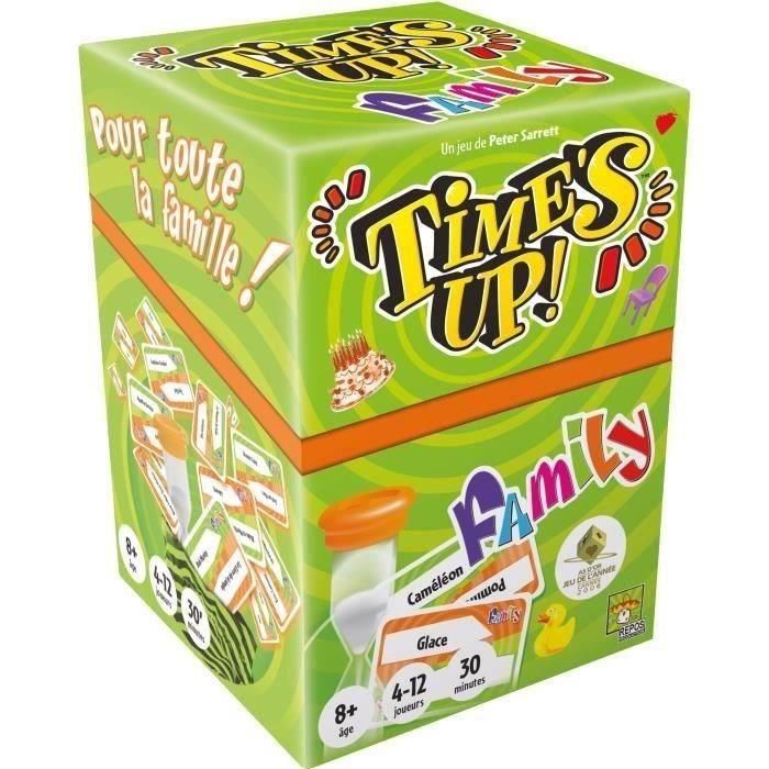 Asmodee Time's Up Family: Juego de mesa para todas las edades, adivina nombres, animales y profesiones en 3 rondas 1