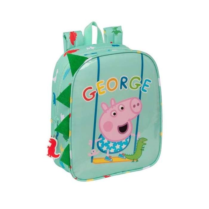 Mochila Infantil Peppa Pig George Verde 22 x 27 x 10 cm 1 Mochila Infantil Peppa Pig George Verde 22 x 27 x 10 cm 1