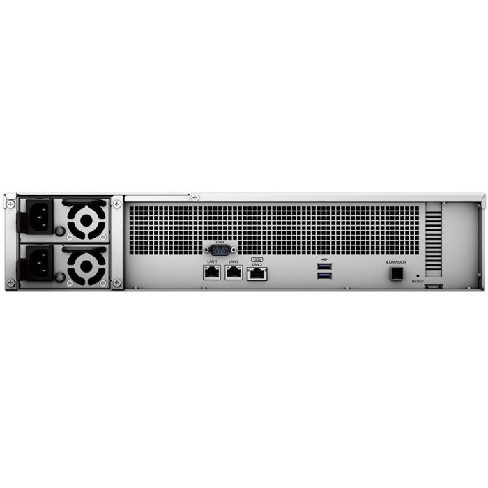 Synology RackStation RS2423+ NAS Bastidor 2U con Procesador AMD Ryzen Embedded V1780B y 8 GB DDR4 4 Synology RackStation RS2423+ NAS Bastidor 2U con Procesador AMD Ryzen Embedded V1780B y 8 GB DDR4 4