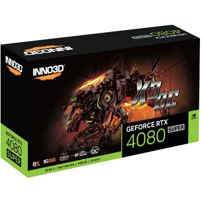 Tarjeta Gráfica INNO3D N408S3-166XX-187049N NVIDIA GeForce RTX 4080 16 GB GDDR6X Tarjeta Gráfica INNO3D N408S3-166XX-187049N NVIDIA GeForce RTX 4080 16 GB GDDR6X