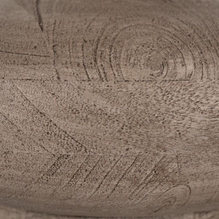 Base Lámpara Mesa Marrón Madera de Mango 30 X 30 X 47 cm