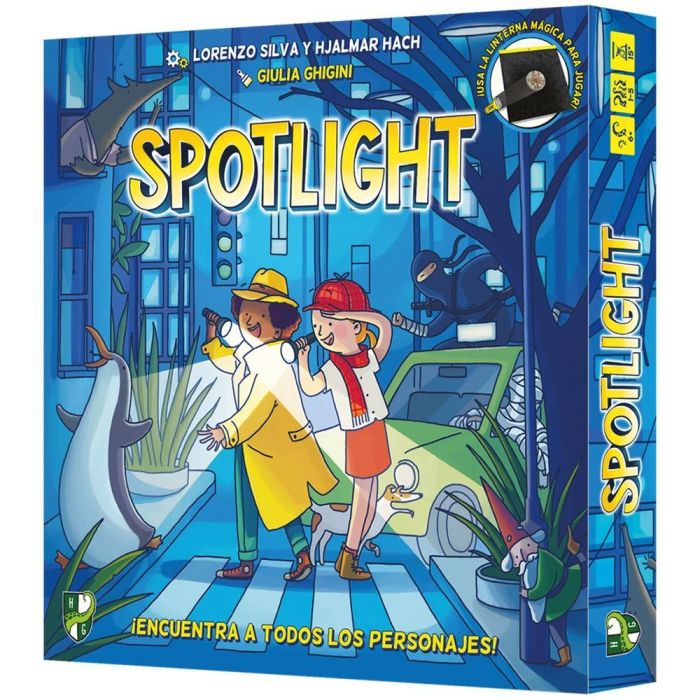 Horrible Guild Spotlight Juego de Mesa Cooperativo de Búsqueda de Personajes con Linterna - Para 1-5 Jugadores desde 6 Años en Español