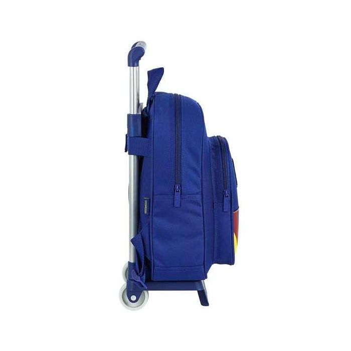 Mochila Escolar con Ruedas 705 F.C. Barcelona (27 x 10 x 67 cm) 4