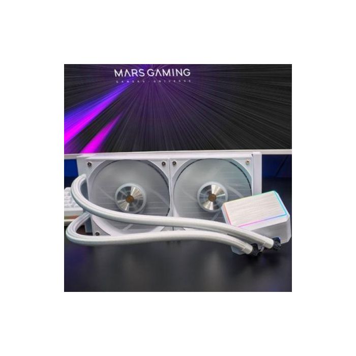 Mars Gaming ML-PROII240W Sistema de Refrigeración Líquida Blanco hasta 450W TDP 1