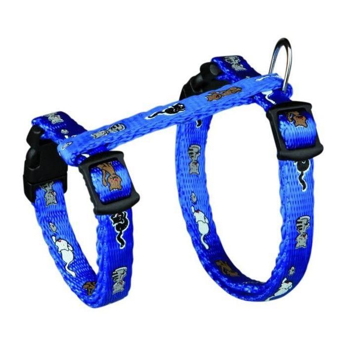 Trixie TRI4011905041445 Arnés para Gatitos Junior con Correa, Diseño Gato, Arnés 21-33 cm x 8 mm, Correa 1.20 m 2