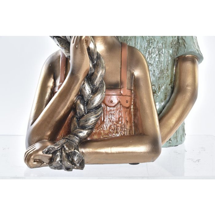 Figura Moderno DKD Home Decor Dorado Rojo 15 x 28 x 19 cm (2 Unidades) 2 Figura Moderno DKD Home Decor Dorado Rojo 15 x 28 x 19 cm (2 Unidades) 2