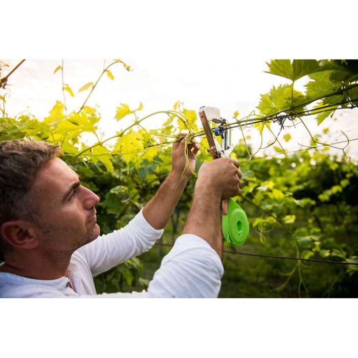 Stocker Atadora Stocktap para Plantas, Huerto y Jardín, Máxima Eficacia en Ataduras, Verde, 37cm 3