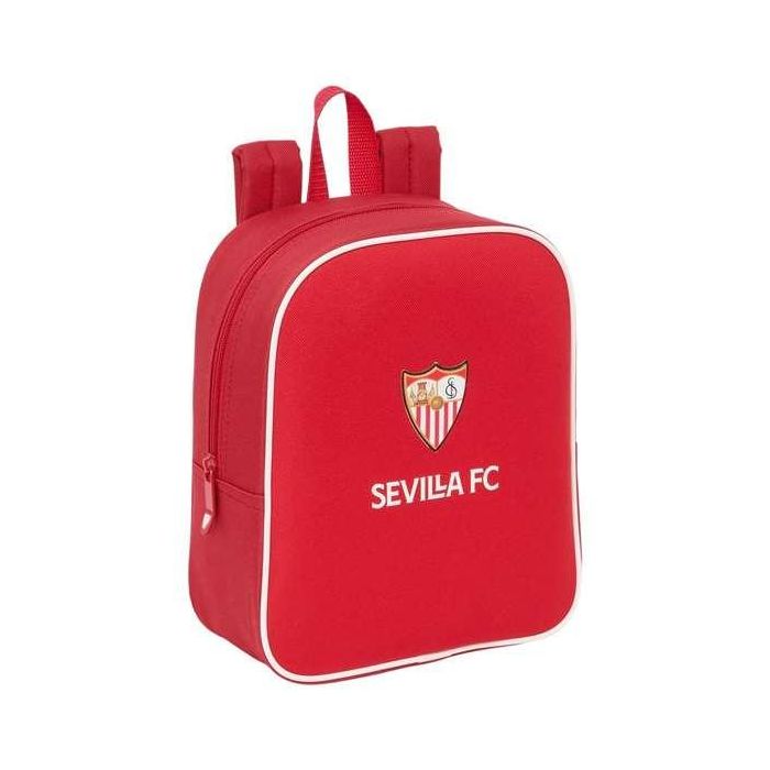 Safta Mochila Guardería Adapt. Carro Resistente Agua Sevilla FC 22x27x10 cm