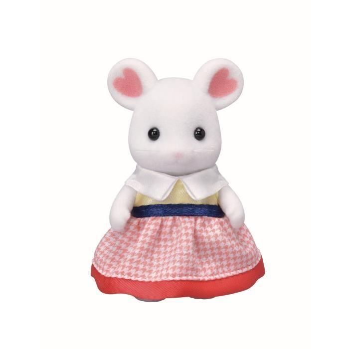Sylvanian Families 5308 Marshmallow Mouse Family - 4 Figuras Articuladas Vestidas (Mamá, Papá, Hijo, Hija) 2