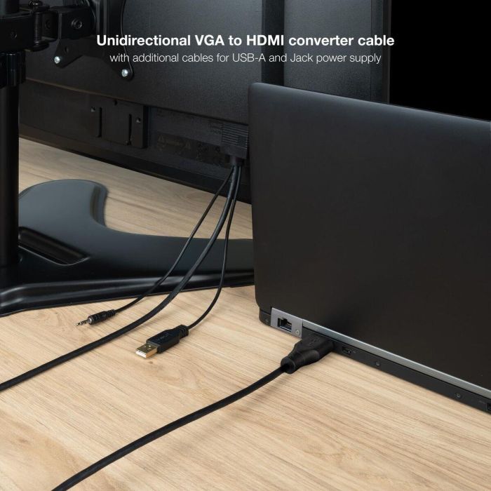 Cable VGA NANOCABLE 10.15.4612 1,8 m Negro 5