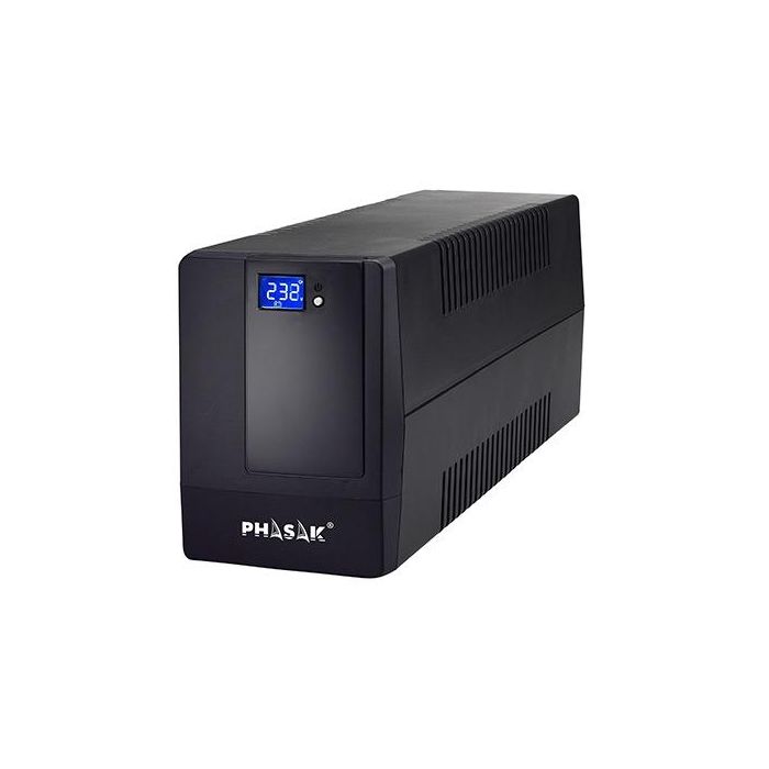 PHASAK SAI 1000VA Esential Interactivo - Pantalla tactil con USB + RJ45 PHASAK SAI 1000VA Esential Interactivo - Pantalla tactil con USB + RJ45