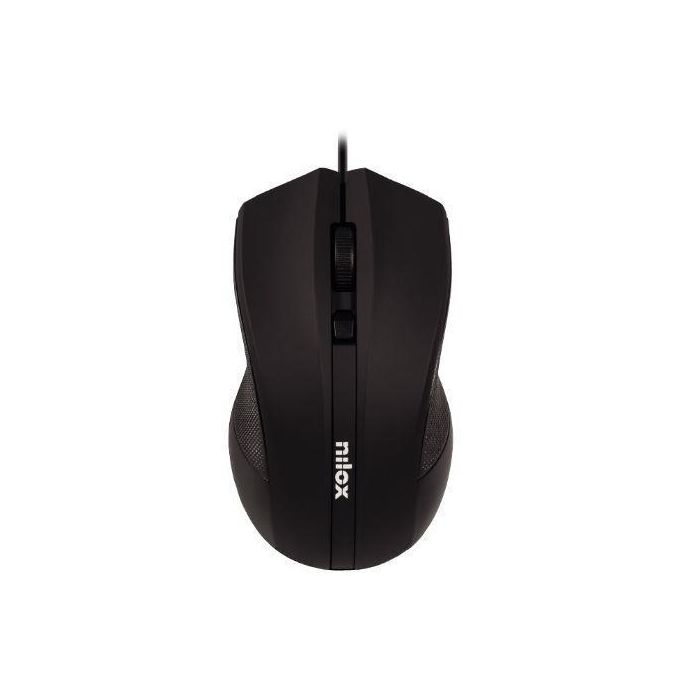 Nilox Ratón Cable Usb 1600Ppp Negro