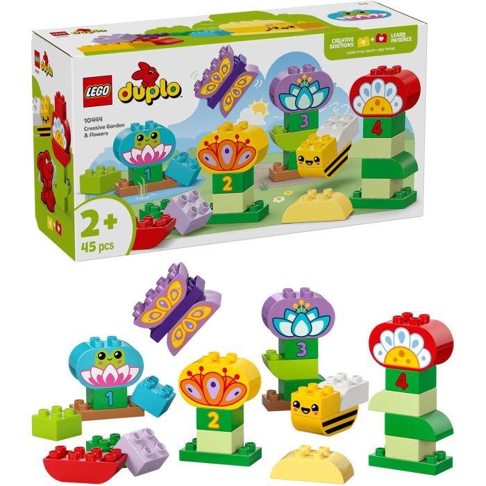 LEGO 10444 DUPLO Mi Ciudad Jardín y Flores Creativas | Juguete de Construcción para Apilar con 45 Ladrillos para Niños +2 años 9 LEGO 10444 DUPLO Mi Ciudad Jardín y Flores Creativas | Juguete de Construcción para Apilar con 45 Ladrillos para Niños +2 años 9
