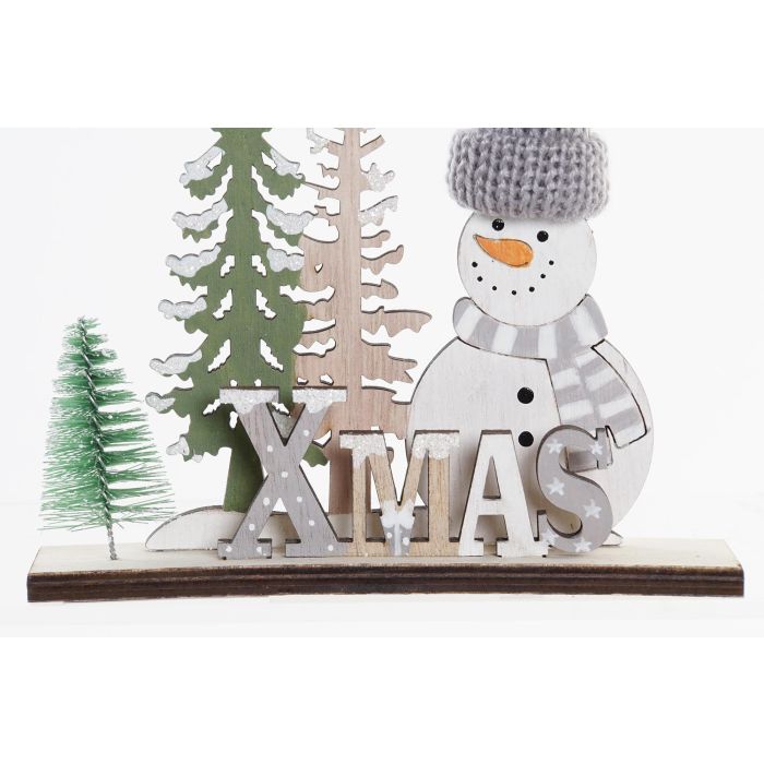 Decoracion Navidad Tradicional DKD Home Decor Rojo Blanco 4 x 15 x 12 cm (12 Unidades) 2