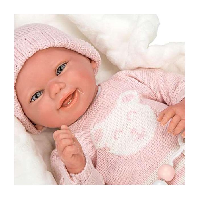 Muñeca reborn adriana con manta. incluye el chupete. (muñeco con peso)40 cm 11