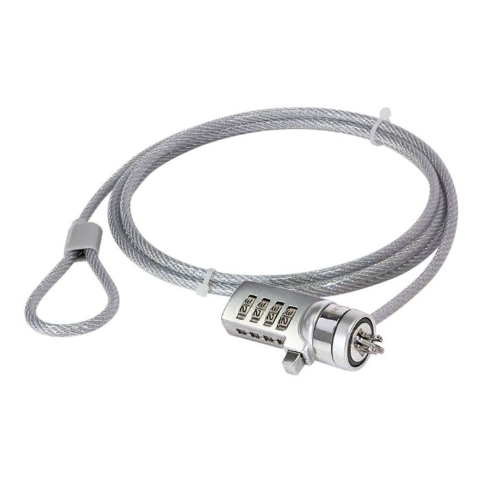 Logilink Cable antirrobo para portátil con combinación de 4 cifras, 1.50 metros, acero 0 Logilink Cable antirrobo para portátil con combinación de 4 cifras, 1.50 metros, acero 0
