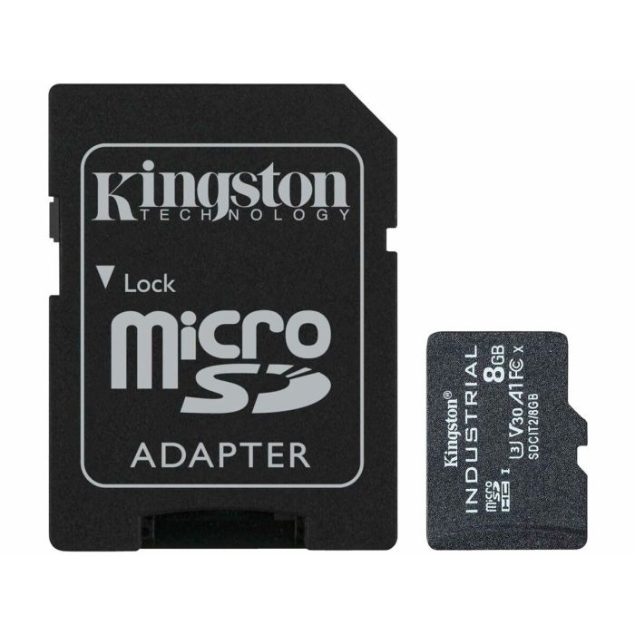 Tarjeta de Memoria Micro SD con Adaptador Kingston Industrial 3
