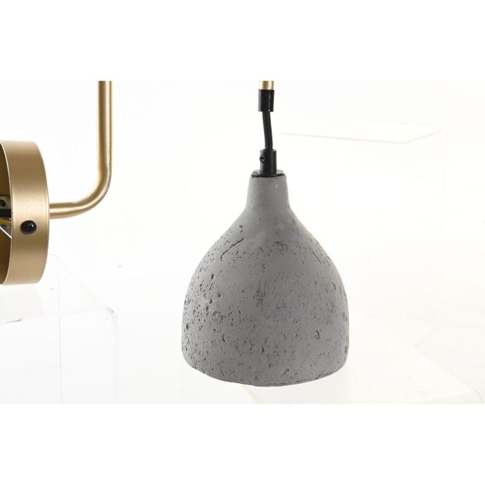 Lampara Aplique Moderno DKD Home Decor Dorado Gris Oscuro 27 x 26 x 14 cm (2 Unidades) 4 Lampara Aplique Moderno DKD Home Decor Dorado Gris Oscuro 27 x 26 x 14 cm (2 Unidades) 4