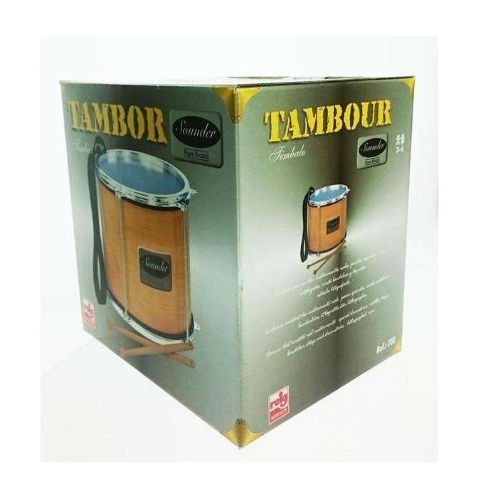 Tambor sounder metalizado 21x26 cm en caja 7 Tambor sounder metalizado 21x26 cm en caja 7