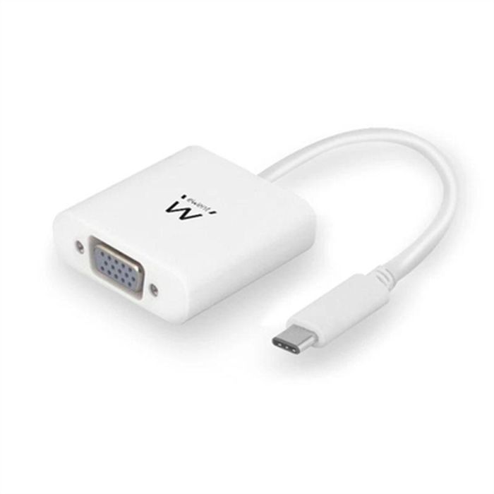 Ewent EW-139500-0001-N-P Adaptador USB Tipo C a VGA Full HD 1920x1080p 0 Ewent EW-139500-0001-N-P Adaptador USB Tipo C a VGA Full HD 1920x1080p 0