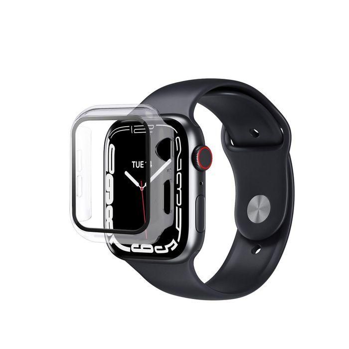 eSTUFF Protector de Pantalla Completo Titan Shield para Apple Watch Series 9/8/7 45mm - 360°, Anti-bacteriano, Transparente 0 eSTUFF Protector de Pantalla Completo Titan Shield para Apple Watch Series 9/8/7 45mm - 360°, Anti-bacteriano, Transparente 0