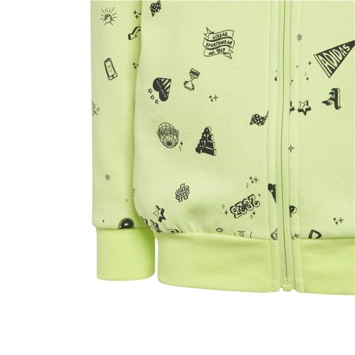 Chándal Infantil Adidas Lk Bluv Q3 Verde 2 Piezas 1 Chándal Infantil Adidas Lk Bluv Q3 Verde 2 Piezas 1