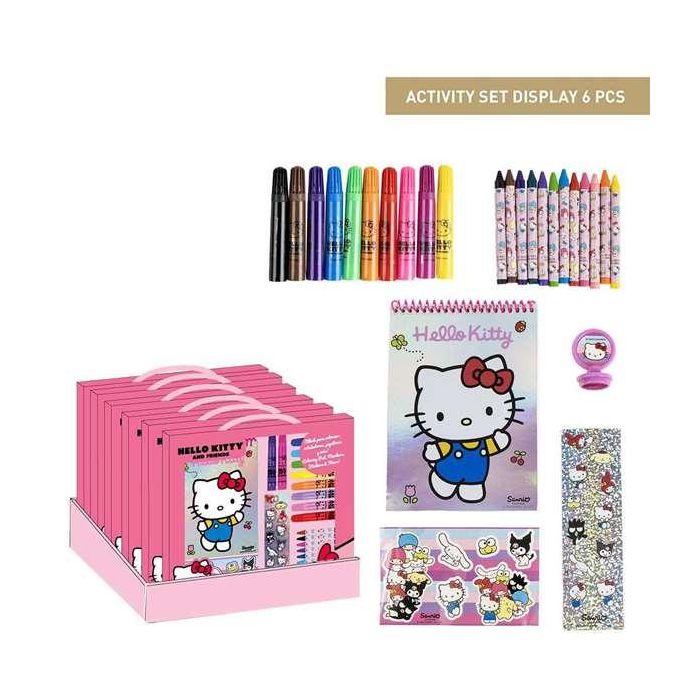 Set papelería coloreable hello kitty 30.0 x 30.0 x 2.5 cm 1 Set papelería coloreable hello kitty 30.0 x 30.0 x 2.5 cm 1
