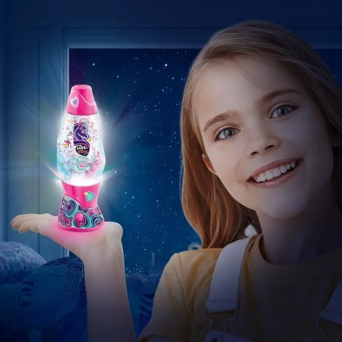 Canal Toys Style 4 Ever Mini Lámpara de Lava DIY Haz tu Propia Lámpara de Lava con Accesorios Incluidos y Pegatinas 3 Temas Coleccionables 4