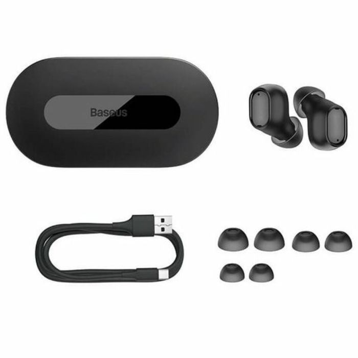 Auriculares con Micrófono Baseus Negro 2