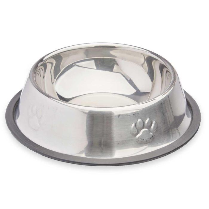 Comedero Mascota Metalico 18Cm Huellas Goma Mascow (24 Unidades) 1 Comedero Mascota Metalico 18Cm Huellas Goma Mascow (24 Unidades) 1