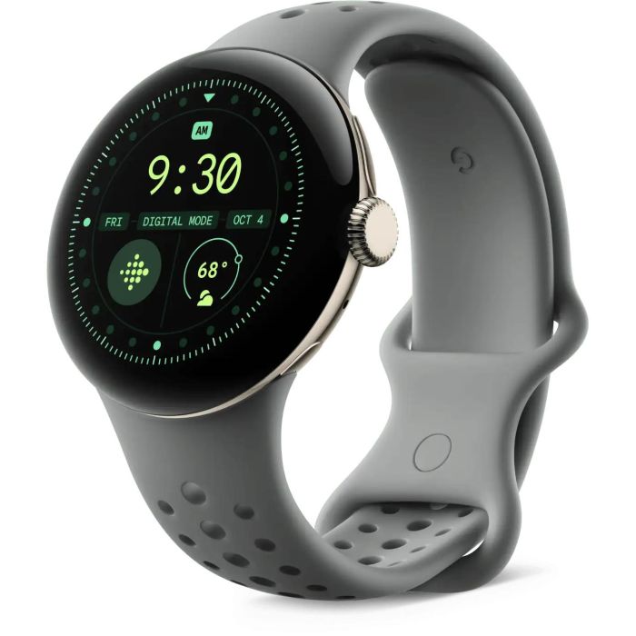 Google Pixel Watch 3 (45mm). Active Sport Band. Hazel. Small 1