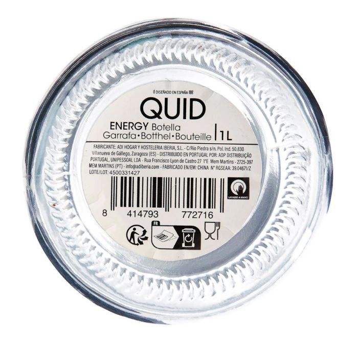 Botella Vidrio Energy Quid 1 L 1