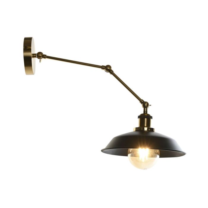 Lámpara de Pared DKD Home Decor Negro Dorado Metal 50 W Vintage 220 V 26 x 53 x 23 cm 0 Lámpara de Pared DKD Home Decor Negro Dorado Metal 50 W Vintage 220 V 26 x 53 x 23 cm 0