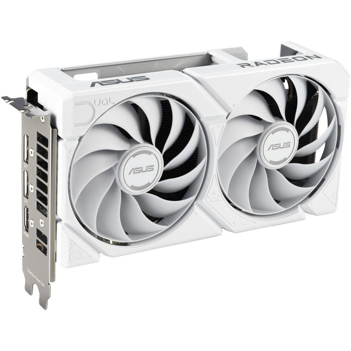 ASUS RX9060XT-16G-WHITE Radeon RX 9060 XT 16GB GDDR6 PCI Express 5.0 Dual Ventilador Blanco 1