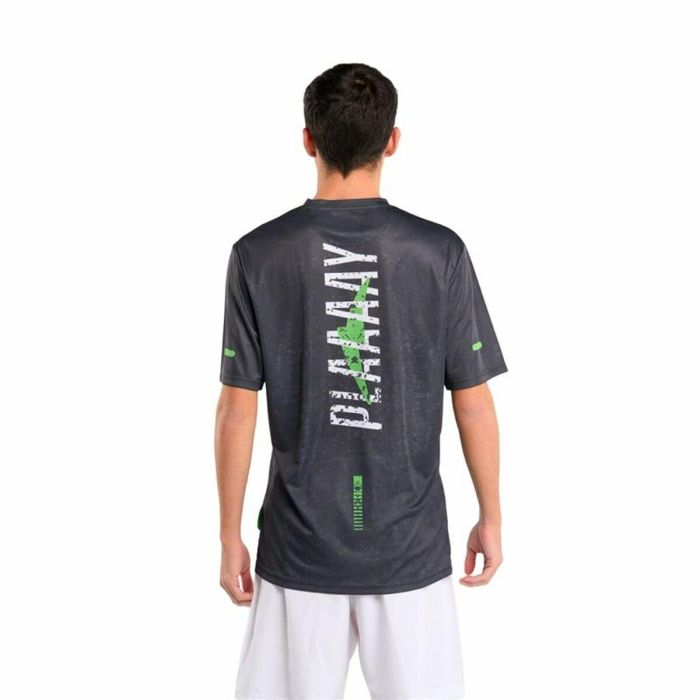 Camiseta Deportiva de Manga Corta Lok Sports Play Negro Pádel 1