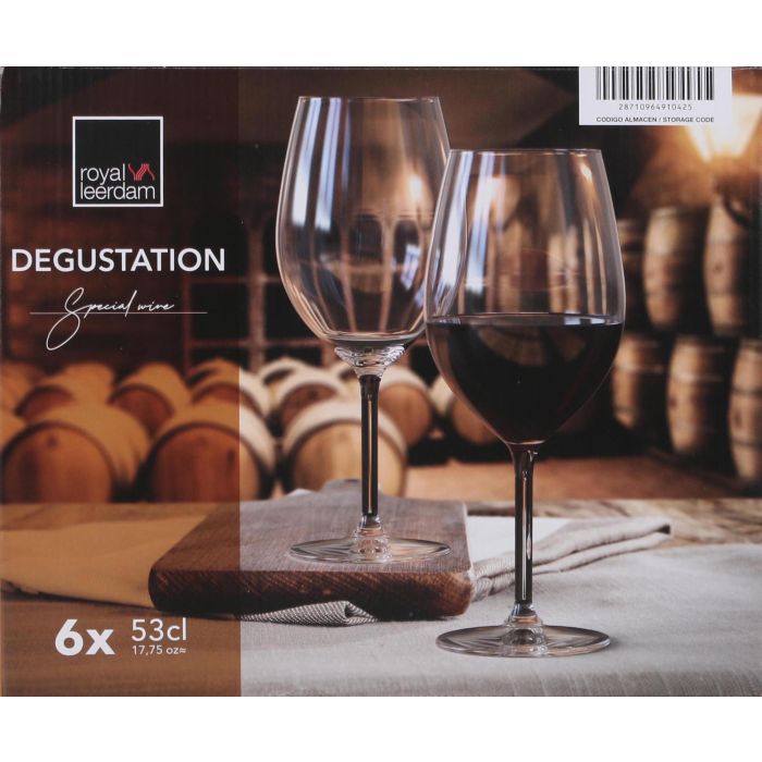 Royal Leerdam Set 6 Copas Vino Degustación 53 cl 1