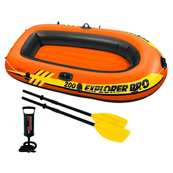 Barca Hinchable Intex Explorer Pro 200 3 Unidades 196 x 33 x 102 cm 4