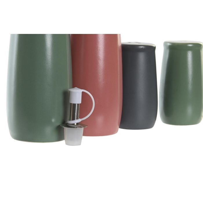 DKD Home Decor Aceitera Vinagrera Scandi Set 4 Piezas Gres y Madera Verde Rosa Blanco Natural Apto Lavavajillas 16x22.5x19cm 2 DKD Home Decor Aceitera Vinagrera Scandi Set 4 Piezas Gres y Madera Verde Rosa Blanco Natural Apto Lavavajillas 16x22.5x19cm 2