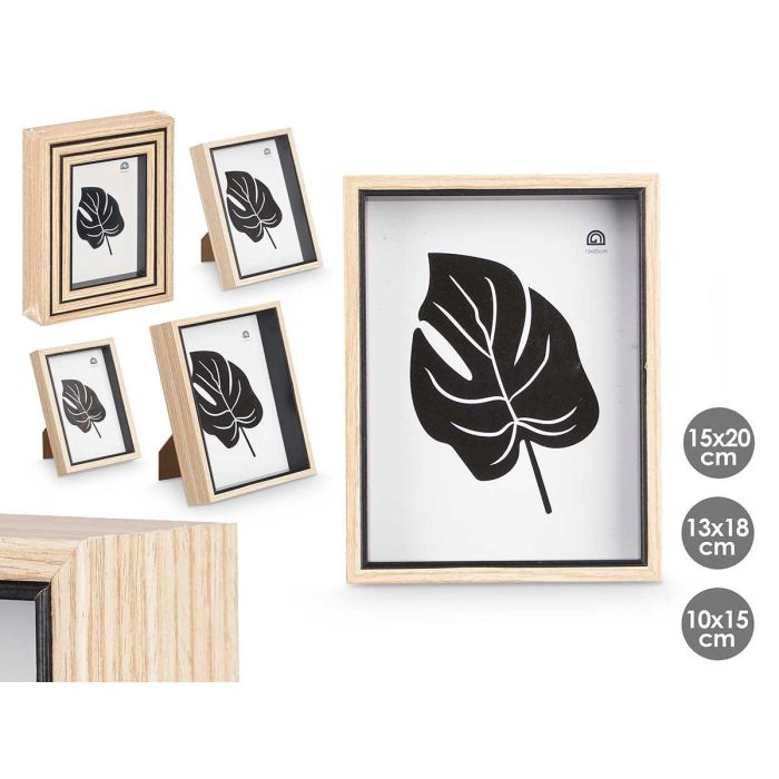 Set 3 Portafotos Negro Giftdecor - 17x4.7x22 cm, 14.5x3.6x19 cm, 11.9x2.6x17 cm (8 Unidades) Set 3 Portafotos Negro Giftdecor - 17x4.7x22 cm, 14.5x3.6x19 cm, 11.9x2.6x17 cm (8 Unidades)
