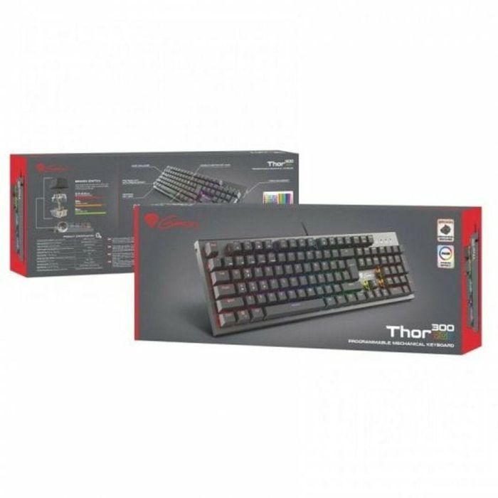 Teclado Gaming Genesis Negro Qwerty Portugués 1