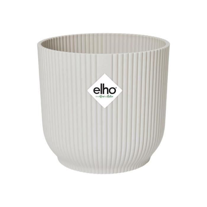 ELHO Vibes Fold Macetero redondo Ruedas 35 - Blanco - Ø 35 x H 32 cm - interior - 100% reciclado ELHO Vibes Fold Macetero redondo Ruedas 35 - Blanco - Ø 35 x H 32 cm - interior - 100% reciclado