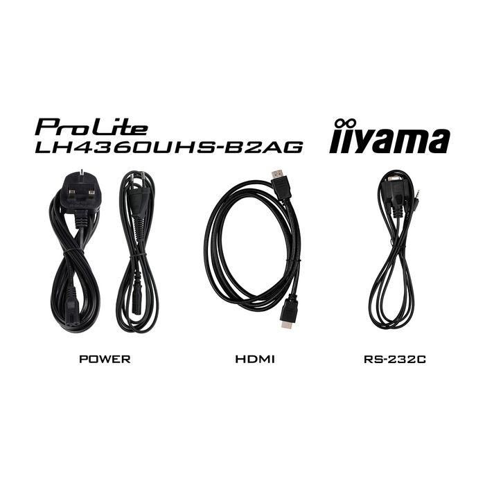 iiyama Pantalla Profesional 43" 4K UHD VA 500cd/m² con Android 11, iiSignage2, Operación 24/7, Paisaje/Retrato, HDMI, WiFi 17 iiyama Pantalla Profesional 43" 4K UHD VA 500cd/m² con Android 11, iiSignage2, Operación 24/7, Paisaje/Retrato, HDMI, WiFi 17