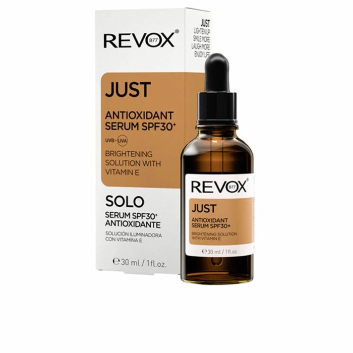 Revox B77 JUST antioxidant serum SPF30+ 30 ml Tratamiento Facial Hidratante Efecto Flash