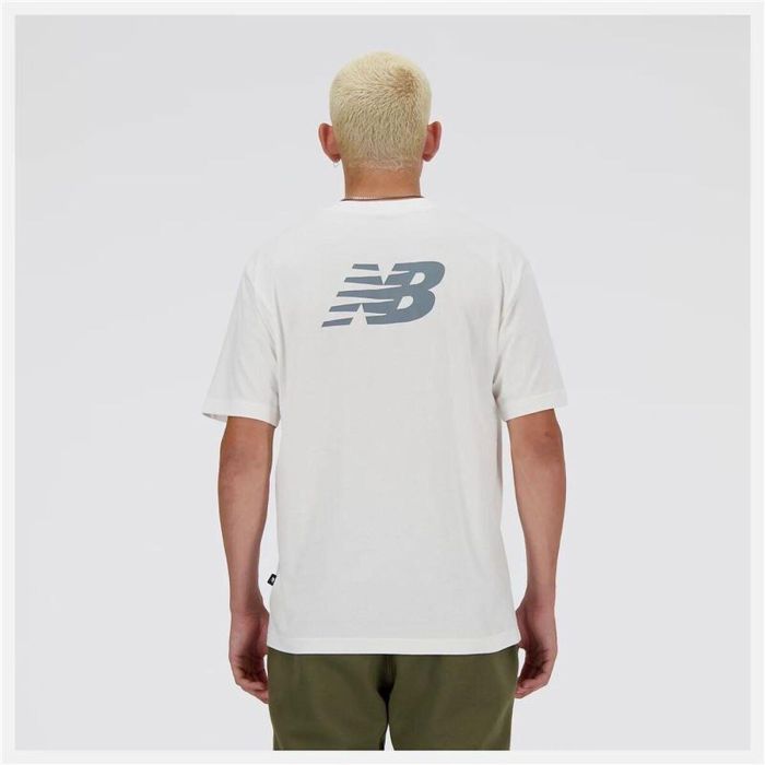 Camiseta de Manga Corta Hombre New Balance Sport Essentials Blanco 13-14 Años 2