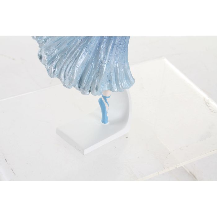 DKD Home Decor Figura Decorativa Romántica de Resina, Bailarina Azul, Medidas: 23 cm Alto x 13 cm Ancho x 6 cm Largo 2 DKD Home Decor Figura Decorativa Romántica de Resina, Bailarina Azul, Medidas: 23 cm Alto x 13 cm Ancho x 6 cm Largo 2