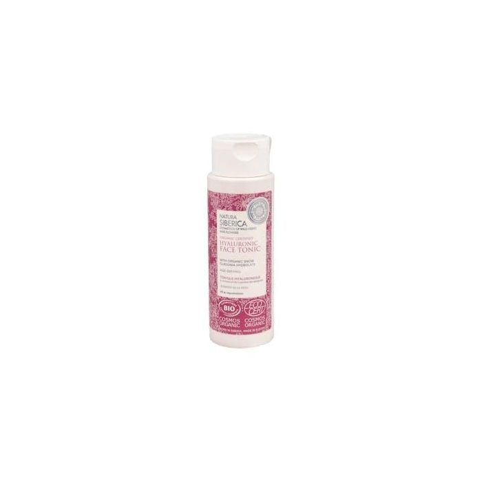 NATURA SIBERICA Tónico Facial Hialurónico Antienvejecimiento 150ml Vegano Ecocert Piel Radiante
