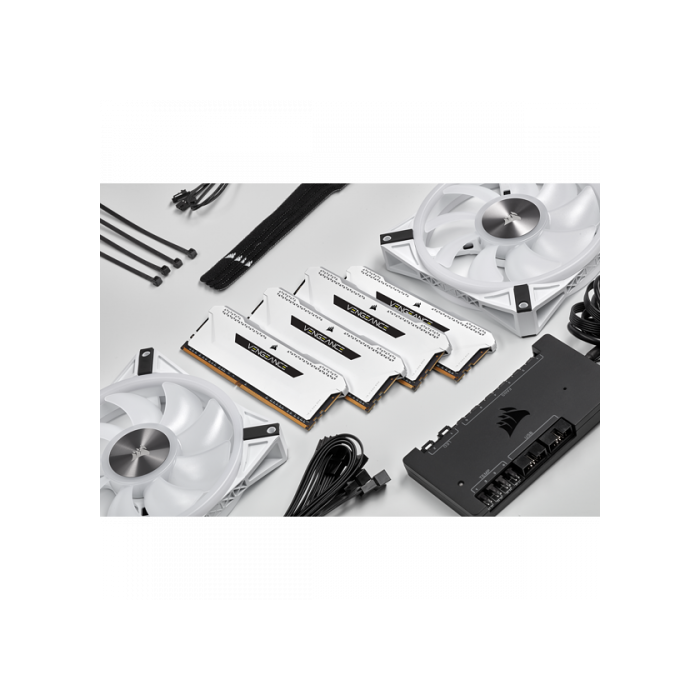 Corsair Vengeance RGB Pro SL White 32GB (2x16GB) DDR4 3200MHz CL16 DIMM Kit Memoria RAM 4