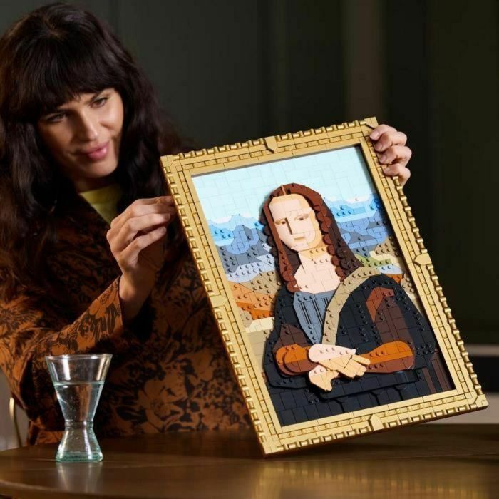 LEGO 31213 Art La Mona Lisa Set de Construcción de Maqueta para Pintar Réplica Obra de Arte de Leonardo da Vinci, Ideal Decoración 2