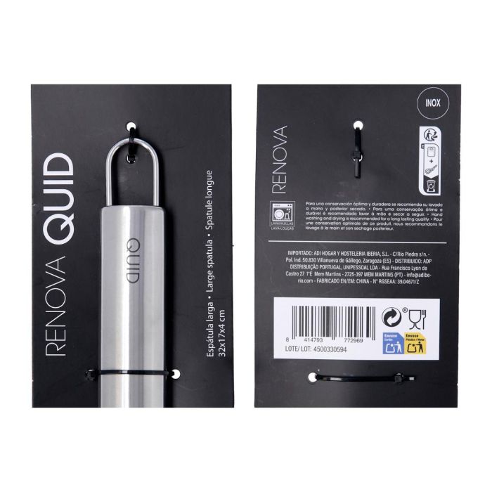 Espátula Larga y con Agujeros Acero Inox Renova Quid 32 cm 3
